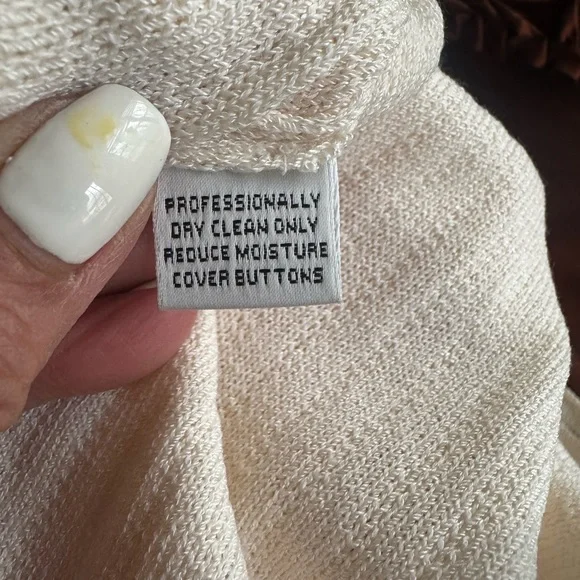 St John jacket 4 Cream Button-Up Women's jacket - Picture 9 of 10